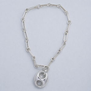 Sterling silver necklace with mariner-knot pendant — Preziose Follie Trieste